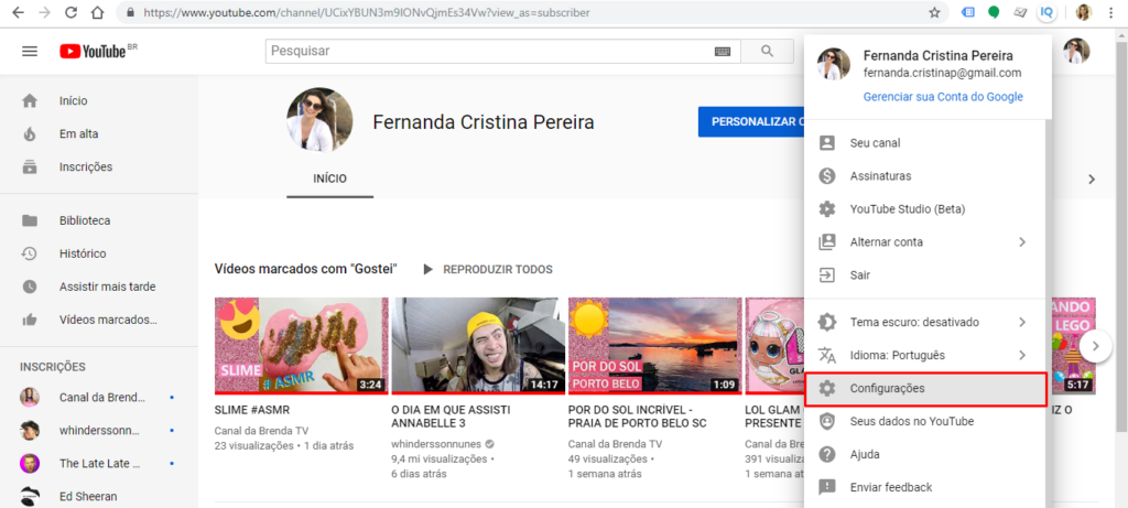 como deixar a minha lista de inscritos aberta para o sorteio de lol- passo 1